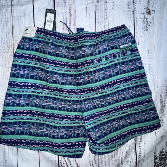 ALPINE DESIGN ' 5" PULL ON SHORT ' Nylon P/O Short PRT Blue $48 - Picture 4 of 5